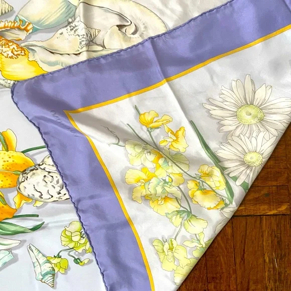 Valentino Vintage Silk Scarf - Picture 2 of 8